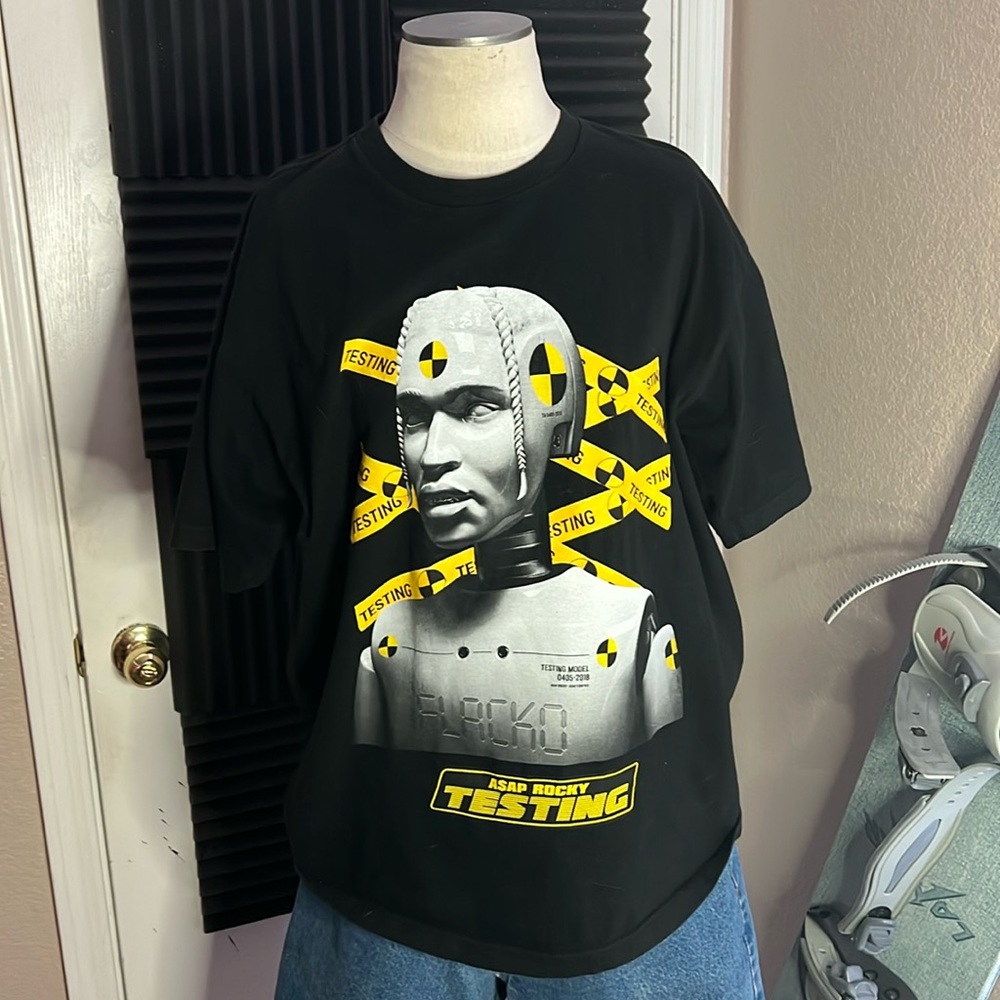 ASAP Rocky testing shirt